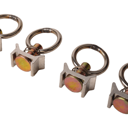 Cantonal Aluminium vliegtuigrail set - 60 cm lengte - 45 mm breed - 500 kg breeklast - 2 stuks