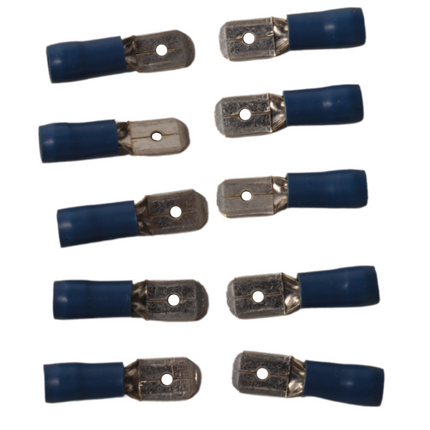 Cantonal AMP stekker 6,3x0,8 mannetje (10 stuks)