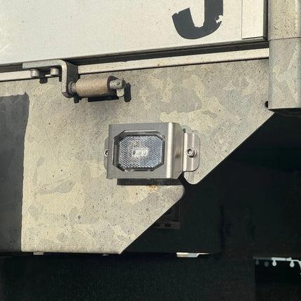 Cantonal Beschermrek Aspöck Flexipoint - Geschikt voor Flexipoint achterlichten - RVS - 130x64x27 mm