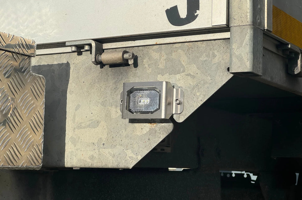 Cantonal Beschermrek Aspöck Flexipoint - Geschikt voor Flexipoint achterlichten - RVS - 130x64x27 mm