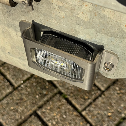 Cantonal Beschermrek Aspöck Flexipoint - Geschikt voor Flexipoint achterlichten - RVS - 130x64x27 mm