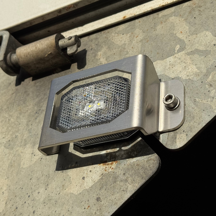 Cantonal Beschermrek Aspöck Flexipoint - Geschikt voor Flexipoint achterlichten - RVS - 130x64x27 mm