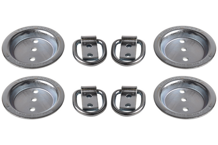 Cantonal Bevestigingsring rond inbouw 79x13 mm - set van 4 stuks