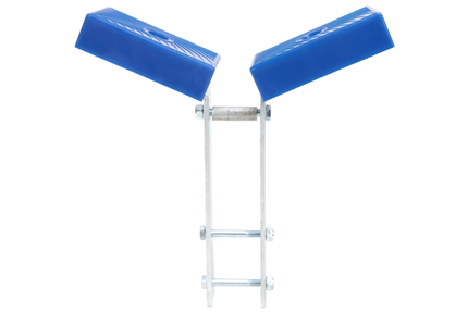 Cantonal Bootvangmuil / boegsteun met houder voor koker 60×60 mm