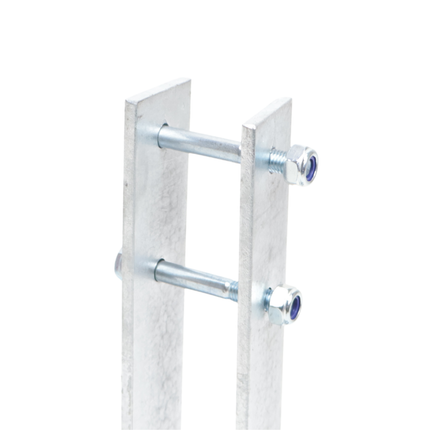 Cantonal Bootvangmuil / boegsteun met houder voor koker 60×60 mm
