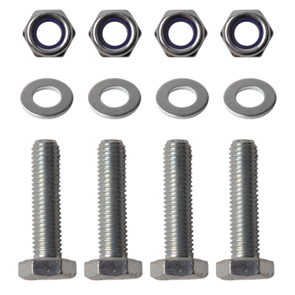 Cantonal Bout set M10x40 mm - geschikt voor kantelbare steunpoot