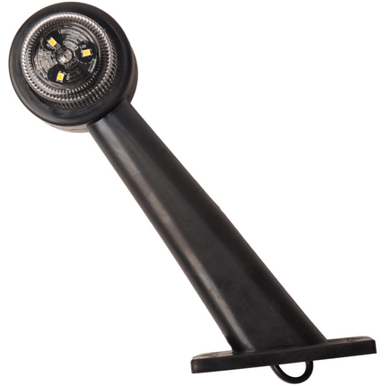Cantonal Breedtelicht LED - links - rood/wit - 45 graden - 12/24 Volt