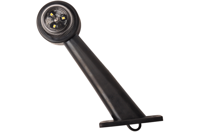 Cantonal Breedtelicht LED - links - rood/wit - 45 graden - 12/24 Volt