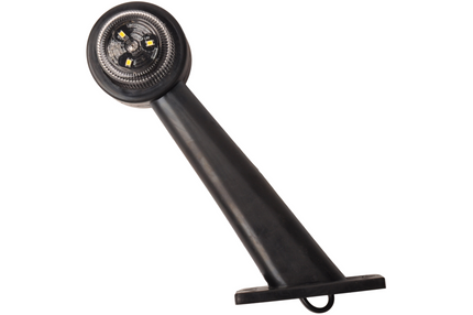 Cantonal Breedtelicht LED - links - rood/wit - 45 graden - 12/24 Volt