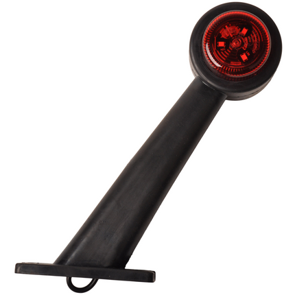 Cantonal Breedtelicht LED - links - rood/wit - 45 graden - 12/24 Volt