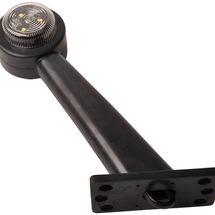 Cantonal Breedtelicht LED - links - rood/wit - 45 graden - 12/24 Volt