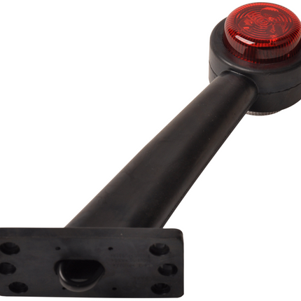Cantonal Breedtelicht LED - links - rood/wit - 45 graden - 12/24 Volt
