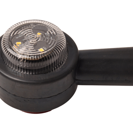 Cantonal Breedtelicht LED - links - rood/wit - 45 graden - 12/24 Volt