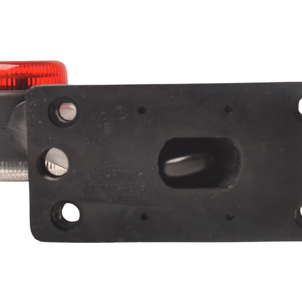 Cantonal Breedtelicht LED - rechts - rood/wit - 45 graden - 12/24 Volt