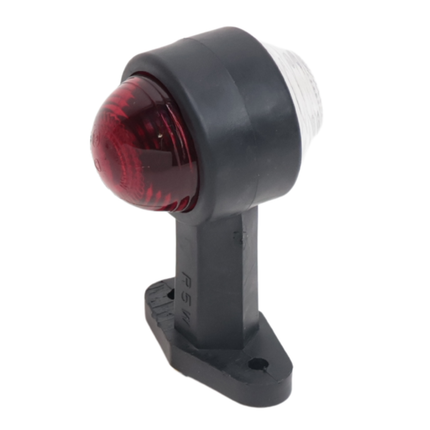 Cantonal Breedtelicht rood/wit 120 mm recht