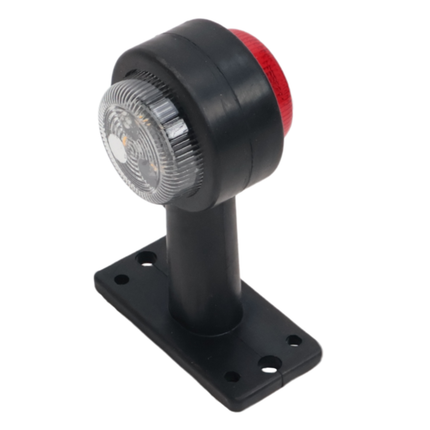 Cantonal Breedtelicht rood/wit LED 12-24v