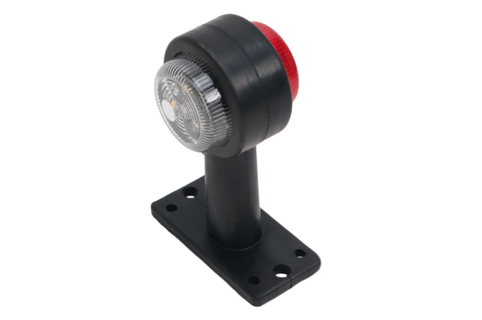 Cantonal Breedtelicht rood/wit LED 12-24v
