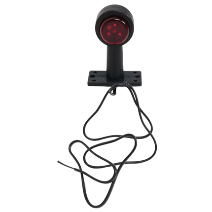 Cantonal Breedtelicht rood/wit LED 12-24v