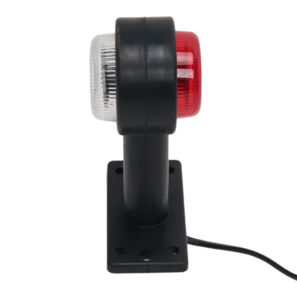 Cantonal Breedtelicht rood/wit LED 12-24v