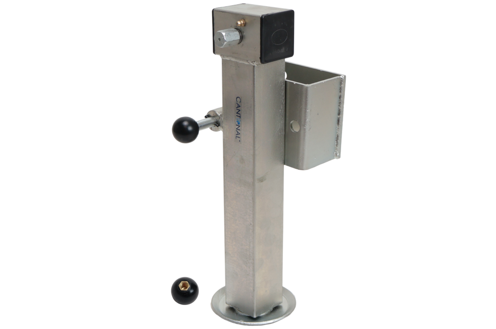 Cantonal Cantonal kantelbaar en uitdraaibare steunpoot 1300 kg - Flensafstand: 85 mm (4-gats)