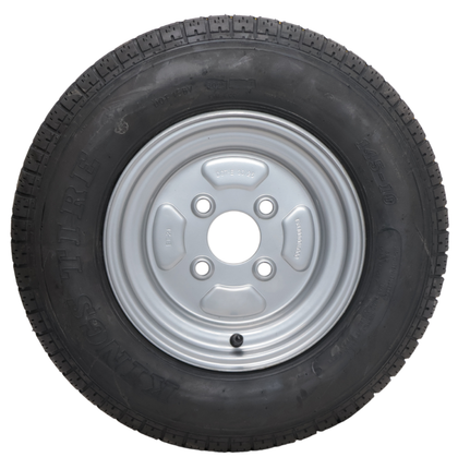 Cantonal Compleet aanhanger wiel - 145-10 - steekmaat: 4x100 - draagvermogen: 325 kg - naafdiameter: 60 mm - 6PR