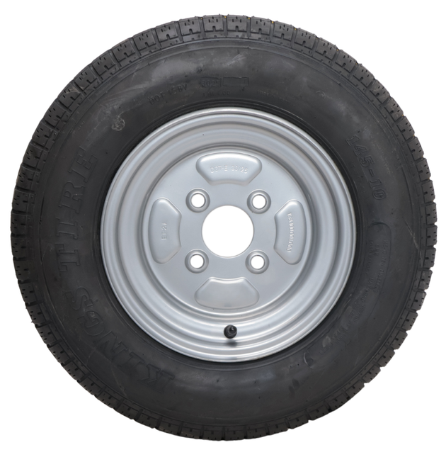 Cantonal Compleet aanhanger wiel - 145-10 - steekmaat: 4x100 - draagvermogen: 325 kg - naafdiameter: 60 mm - 6PR
