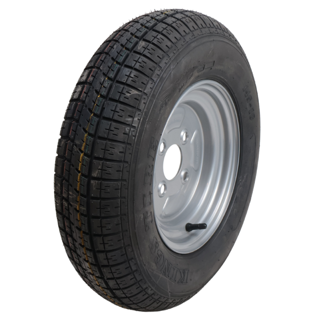 Cantonal Compleet aanhanger wiel - 145-10 - steekmaat: 4x100 - draagvermogen: 325 kg - naafdiameter: 60 mm - 6PR