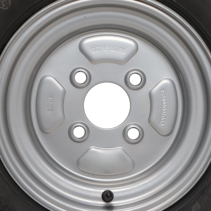 Cantonal Compleet aanhanger wiel - 145-10 - steekmaat: 4x100 - draagvermogen: 325 kg - naafdiameter: 60 mm - 6PR