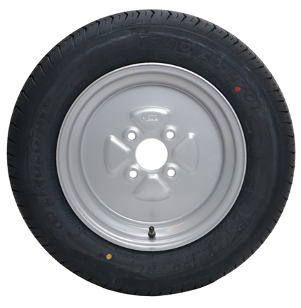 Cantonal Compleet aanhanger wiel - 155/70R12C - steekmaat: 4x100 - draagvermogen: 450 kg - naafdiameter: 60 mm