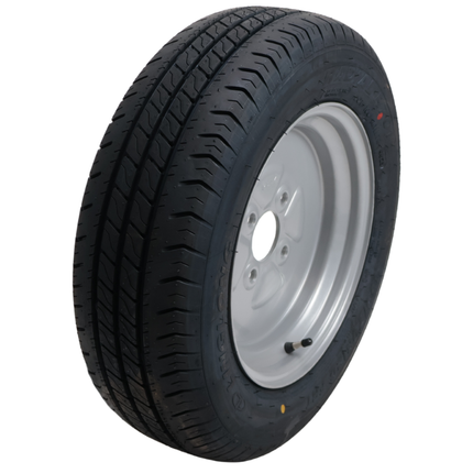 Cantonal Compleet aanhanger wiel - 155/70R12C - steekmaat: 4x100 - draagvermogen: 450 kg - naafdiameter: 60 mm