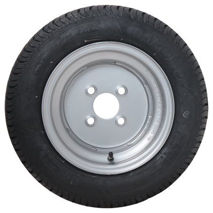 Cantonal Compleet aanhanger wiel - 18x8.00-10 / 195/50 B10 - steekmaat: 4x100 - draagvermogen: 750 kg - naafdiameter: 60 mm - 10PR