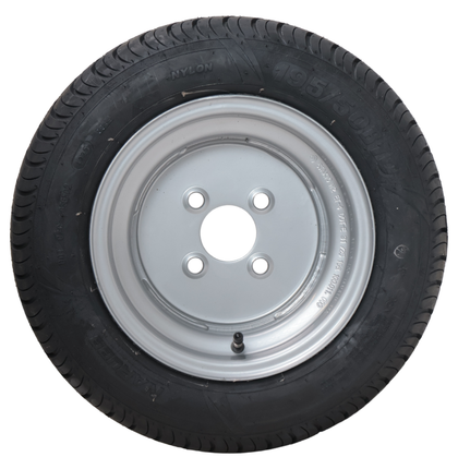 Cantonal Compleet aanhanger wiel - 18x8.00-10 / 195/50 B10 - steekmaat: 4x100 - draagvermogen: 750 kg - naafdiameter: 60 mm - 10PR