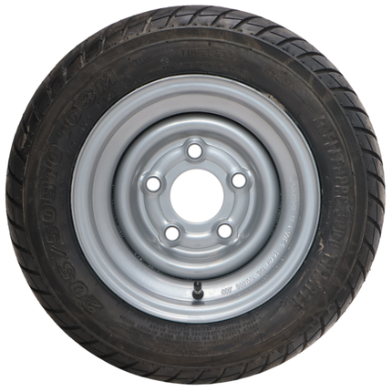Cantonal Compleet aanhanger wiel - 205/50B10 - steekmaat: 5x112 - draagvermogen: 750 kg - naafdiameter: 67 mm - 10PR