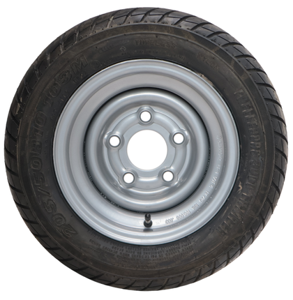Cantonal Compleet aanhanger wiel - 205/50B10 - steekmaat: 5x112 - draagvermogen: 750 kg - naafdiameter: 67 mm - 10PR