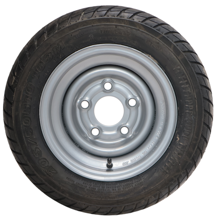 Cantonal Compleet aanhanger wiel - 205/50B10 - steekmaat: 5x112 - draagvermogen: 750 kg - naafdiameter: 67 mm - 10PR