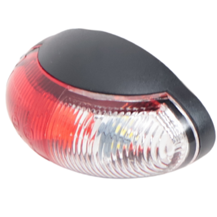 Cantonal Design breedtelamp rood/wit LED op houder