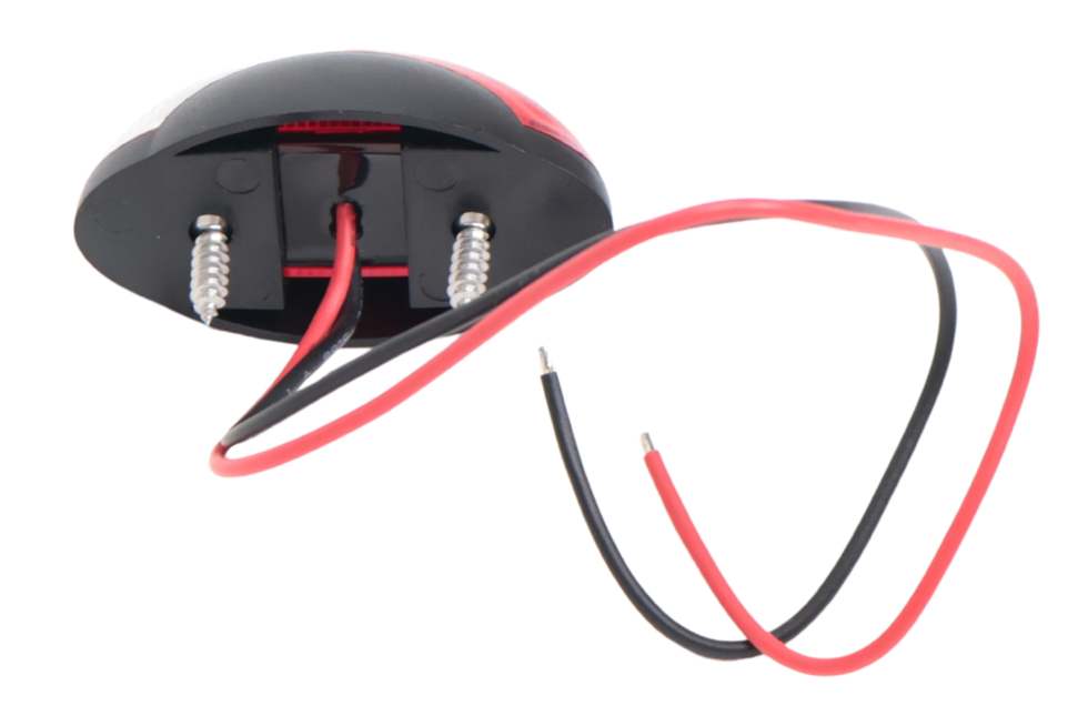 Cantonal Design breedtelamp rood/wit LED op houder