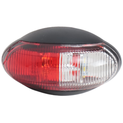 Cantonal Design breedtelamp rood/wit LED op houder