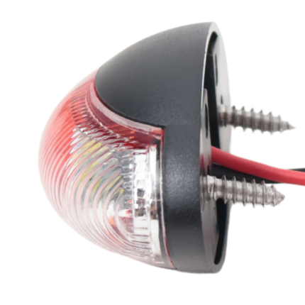 Cantonal Design breedtelamp rood/wit LED op houder
