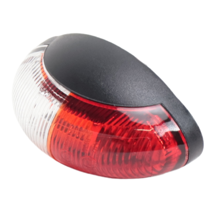 Cantonal Design breedtelamp rood/wit LED op houder