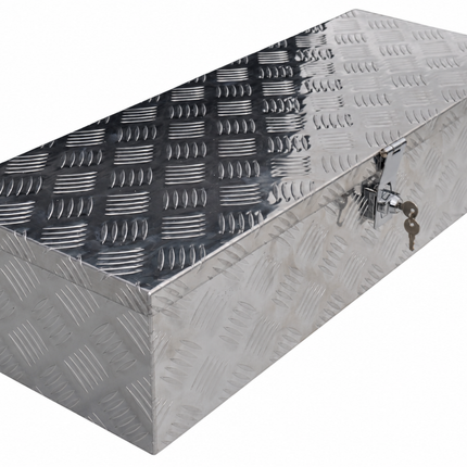 Cantonal Disselkist aluminium traanplaat 800x300x190 mm - vlinderslot