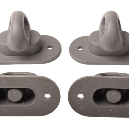 Cantonal Draaisluitingen / tourniquets voor o.a. huifdoek (plastic) - 4 stuks