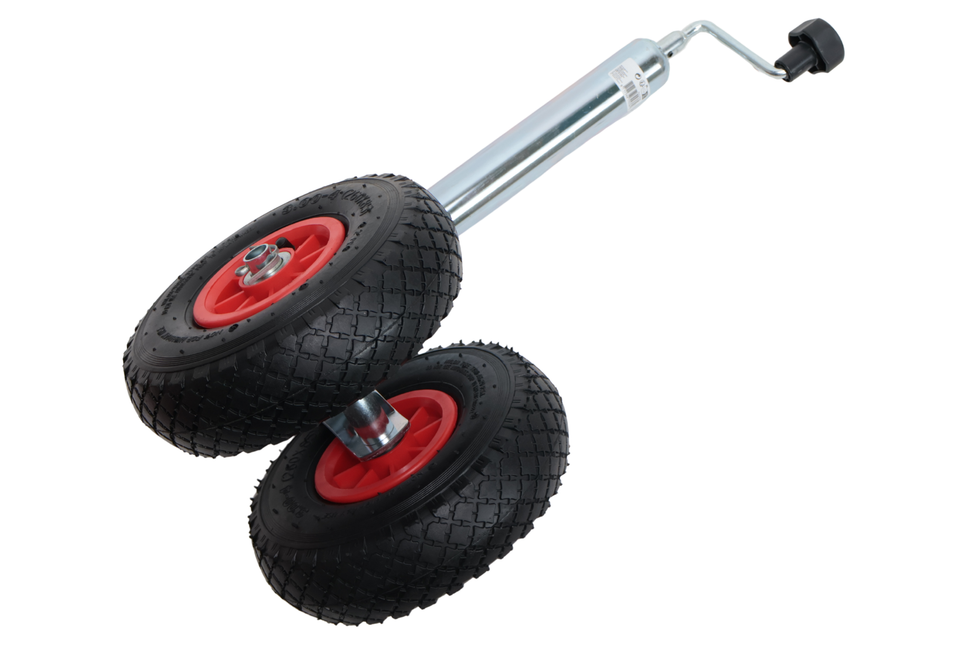 Cantonal Dubbel neuswiel - 48 mm - draagvermogen: 180 kg - luchtbanden
