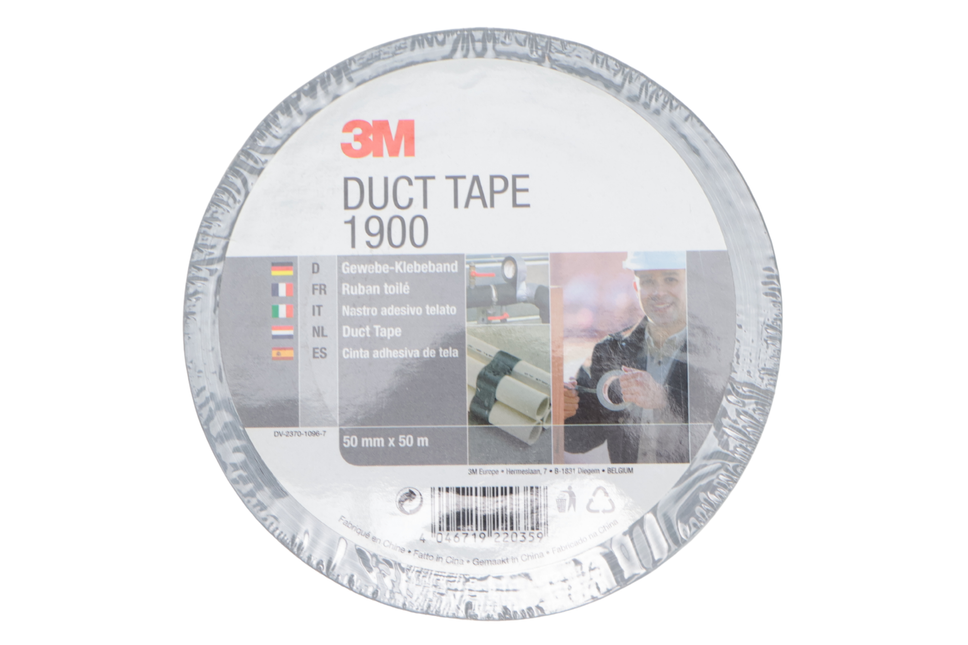 Cantonal DuctTape 3M 1900 Economy 50 mm x 50 meter zilver