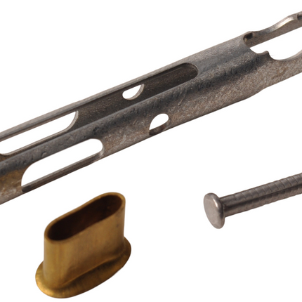 Cantonal Eindstuk TIR-kabel - 2,9x21 mm - inclusief klink spijker - geschikt voor 6 mm kabel