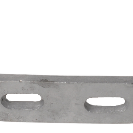 Cantonal Gegalvaniseerde kielrolhouder U-steun - lengte 120 mm - met sleufgaten
