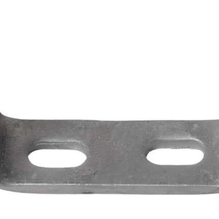 Cantonal Gegalvaniseerde kielrolhouder U-steun - lengte 120 mm - met sleufgaten
