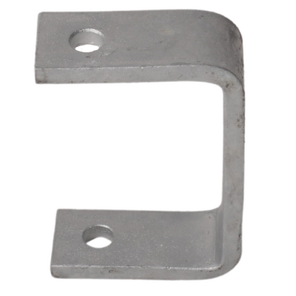 Cantonal Gegalvaniseerde kielrolhouder U-steun - lengte 120 mm - met sleufgaten