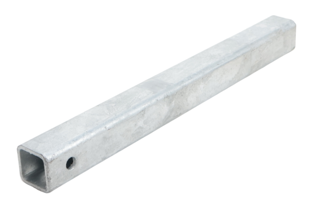 Cantonal Gegalvaniseerde stelpijp 30x30x300 mm voor kantelblok 60x40 mm
