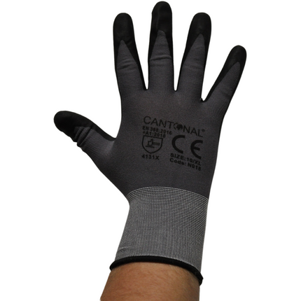 Cantonal Griphandschoen PU-flex met ventilerende rugzijde 1 set